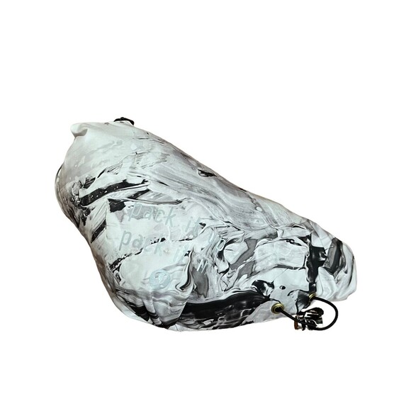 Lululemon Miss Misty II Jacket Women’s Size 2 Black White Print Packable Hooded - Picture 10 of 12